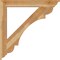 Ekena Millwork Olympic Traditional Rough Sawn Bracket, Western Red Cedar, 4"W x 36"D x 36"H BKT04X36X36OLY01RWR - alternate 3